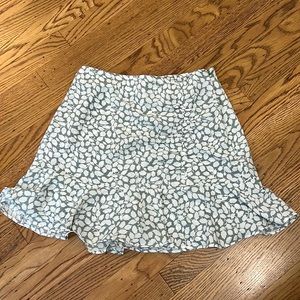 Abercrombie floral skirt shorts skort XS
